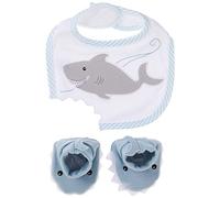 Baby Aspen - Set regalo con bavaglini e stivaletti (Chomp & Stomp)