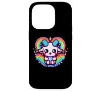 Baby Baphomet Kawaii Arcobaleno Creepy Carino Occulto Custodia per iPhone 14 Pro