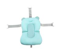 Baby Bath Cushion Newborn Bath Anti-Slip Mesh Cushion Multi Function Baby Seat Pad Infant Floating Bather Bathtub Pad 1pc Blue.