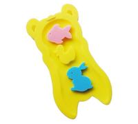 Baby Bath Cushion - Soft Non-Slip Sponge Seat Pad, Comfortable Support for Infant and Toddler Bath Time, Plush Quick-Dry Cushion with Toys for Sink Bathtub or Counter Use