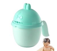 Baby Bath Rinse Cup - Hair Washing Water tazza per - Acconciatura confortevole Washing Water tazza con 7 fori d'acqua felice ora doccia