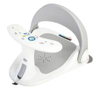 Baby Bath Seat, Children Bath Support, 14.96x12.6x7.09 Inches Toddler Bathing Chair, Non-Slip Adjustable Backrest, Soft Ergonomic Cushion for Bathroom Bathtub Beach Camping Water Play