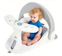 Baby Bath Seat, Children Bathing Aid, PP Non-Slip Adjustable Bath Seats for Pool, Outdoor, Camping, Hospital, Travel, and Beach Use, Safe and Comfortable Bathing Support for, 38x32x18cm