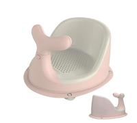 Baby Bath Seat, Detachable Shower Chair, Ergonomic Non Slip Bath Seat, Toddler Bath Seat with Non Slip Base and Sit Up Support for Safe and Comfortable Baby Shower (1 Piece)