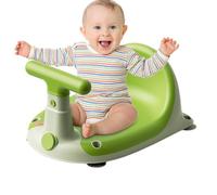 Baby Bath Seat, Non Slip Toddler Shower Stool, Bath Accessories for Kids, Creative Motorcycle Shape Design, Safe Construction, Lightweight, Portable, 14.57x10.71x8.11 Inches