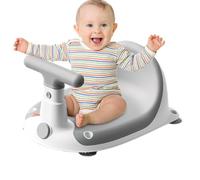 Baby Bath Seat, Non Slip Toddler Shower Stool, Bath Accessories for Kids, Creative Motorcycle Shape Design, Safe Construction, Lightweight, Portable, 14.57x10.71x8.11 Inches