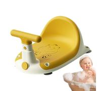 Baby Bath Seat, Non Slip Toddler Stool, Creative Motorcycle Design, 14.57x10.71x8.11 Inches, Safe & Stable, Comfortable Support, for Baby Shower Time, Bathroom Use
