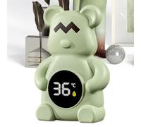 Baby Bath Sensor, Water Temperature Monitor, Bear-Shaped Floating Toy, Bathtub Thermometer Meter for Hot Springs, Showers, Swimming, Indoor Pool, Spa, 5.51x3.94x1.97 inches