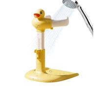 Baby Bath Standing Shower - Adjustable Assistance Rack | Anti-Slip Base Sh0wer Holder | Boys And Girls 0-36 Months, Secure Safe Accessory Nursery Bath Support For Home, Easy Practical Stand