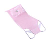 Baby Bath Support, Bathing Bed, Shower Cushion Mat Pad, Comfortable, PP Mesh, Safe Cozy Bath Time, Soft Bathroom Support for 0-6 Months, Suitable for Girls, Girl, 58x28x4.2cm