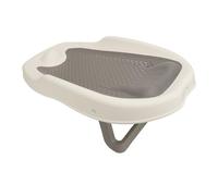 Baby Bath Support per Vasca da Bagno o Lavandino, Lavello a Forma di Cuore Ergonomico Pieghevole, Vasche di Risciacquo a Pattern Cavo Supporto Neonati Rack Rosa Bather da Neonato a Vaschetta da (GREY)