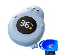 Baby Bath Thermometer - Bath Thermometer | Digital Water LCD Thermometers | Water Resistant Temperature Warning Monitor | Cute Bathtub Pool, Upgraded Sensor For Toddler | Accurate Measurement System