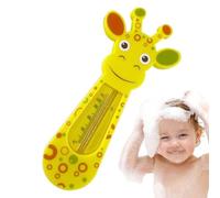 Baby Bath Thermometer - Cute Giraffe Shape Temperature Gauge | Infant Safety Water Thermometer For Bathing | Floating Digital Monitor For Shower Time Protection And Comfortable Daily Care