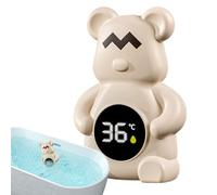 Baby Bath Thermometer, Water Temp Monitor, 5.51x3.94in Floating Bear Toy, Digital Lcd Display, Safe Bpa Material for Shower, Swimming, Spa, Pool Hot, Spring, Indoor