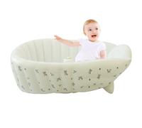Baby Bathtub, Toddler Wash Tub Bath Seat, Adjustable Foldable Shower Support, Compact Infant Sitting Tub, Ideal for Pool, Camping, Beach, Travel, Outdoor Bathing, Home Use