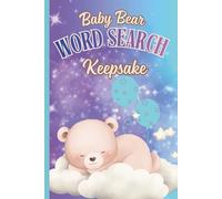 Baby Bear Word Search Keepsake: A Colorful Baby Shower Activity & Keepsake with 50 Word Search Puzzles | Invite | 6 x 9