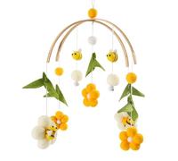 Baby Bed Bell, bambino progettato a mano per il bambino - decorazione 'ape presepe mobile in legno baby presepe mobili del letto Decorazione del del letto per il neonato decorazione di