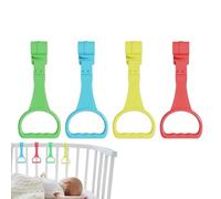 Baby Bed Stand Up Rings - Cribe Handle Training Set, Toddler Walking Practice | Anello di Trazione del Bambino Soft Grip con Design Ganci Senza Scivolo, Strumento di Supporto in Piedi Pratico P