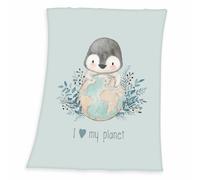 Baby Best Pinguino Microfibra Coperta IN Pile 75 X 100 CM