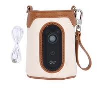 Baby biberon più caldo USB alimentato 26 marce Temperabile Riscaldamento del latte portatile regolabile per viaggi domestici Famiglia in pelle artificiale Silicone 160G (S per dimensioni 35-41)