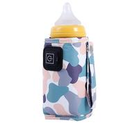 Baby biberon USB più caldo, riscaldatore di bottiglia di latte portatile con design di regolazione della temperatura a tre livelli per la notte in viaggio per alimentare i neonati (Camuflaje blanco)