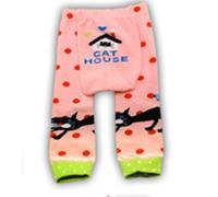 BABY bimbo neonato LEGGINGS pantaloni collant Unisex con adorable animale gatto design casa grande