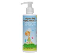 Baby Bio - Shampoo doccia sensitivo, a partire da 0 mesi, per corpo e capelli, 200 ml