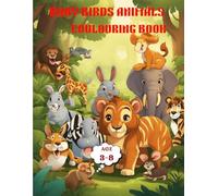 BABY BIRDS ANIMALS COLOURING BOOK
