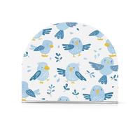 Baby Blue Sei Uccelli Giocosi Acrilico portatovaglioli da cocktail per Farmhouse Cocktail autoportante portatovaglioli per cucina decorazione domestica per tavolo, cucina