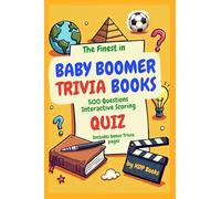 Baby Boomers Trivia Books: 500 Questions, Interactive Scoring