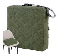 Baby Booster Seat, Portable Children Cushion, Skin-Friendly Chair, Adjustable Strap Design, Non-Slip Bottom, Perfect for Dining and Outdoor Activities, 12.6x12.6x3.15 inches