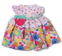 BABY born Abito con stampa colorata a frutta e borsa a tracolla - Accessori di alta qualità per bambole - Abbigliamento adatto per bambole di 43 cm