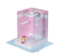 BABY Born Bath Doccia Walk-In Bambole da 43 cm - per Mani Piccole, Gioco Creativo Sviluppa Empatia e Abilità Sociali - 3 anni in +- con 1 soffione doccia regolabile e 1 tappetino da bagno