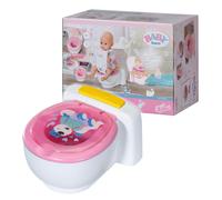 BABY born Bath Poo-Poo Toilet - Real Sound Effects - For Small Hands - Rainbow G