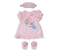 BABY born Camicia da notte con maschera da notte e pantofole per bambole da 43 cm, 838761 Zapf Creation