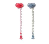 BABY born Ciuccio magico con clip, 2 pezzi assortiti per bambole funzionali da 43 cm, 838679