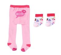 BABY born Collant e calzini 836064 - Confezione di collant con due diversi modelli per bambole fino a 43 cm - Disponibili in due confezioni assortite - Età: 3+ anni