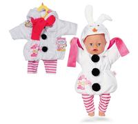 BABY born Costume da pupazzo di neve composto da tuta, leggings e sciarpa per bambole da 43 cm, 871690 Zapf Creation