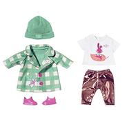 BABY born Deluxe Cappotto per Bambole da 43 Cm - Facile per Mani Piccole, Il Gioco Creativo Promuove L'Empatia e Le Abilità Sociali - per Bambini dai 3 Anni in su - Include Giacca, Leggings e Altro