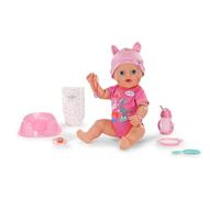 BABY born Emma con nuova funzione Click & Play - bambola da 43 cm con 10 funzioni e accessori, funziona senza batterie