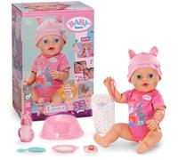 BABY born Emma con nuova funzione Click & Play - bambola da 43 cm con 10 funzioni e accessori, funziona senza batterie