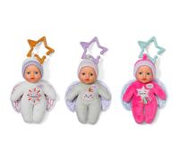BABY born for babies Angel soft doll teething toy with rattle, 3 assorted colour