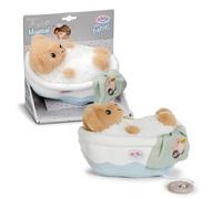 BABY born for babies Carillon Orsetto 18 cm, orsetto di peluche nella vaschetta con modulo musicale estraibile, lavabile