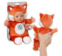 BABY born Bambola Liška volpe morbida 26 cm con orecchie e tasche per le dita