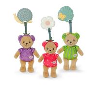 BABY born for Babies TeddyBEARy 18 cm, Anello dentizione, 3 Modelli | Anello da dentizione, sonaglio e carta frusciante, 3 modelli assortiti, lavabile