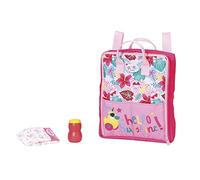 BABY born Holiday Zaino Fasciatoio, per Mani Piccole, Il Gioco Creativo Promuove L'Empatia e Le Abilità Sociali, per Bambini Dai 3 Anni in Su, Include Pannolino e Barattolo di Crema