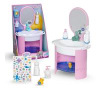BABY born Lavandino - Lavandino per bambole con spazzolino & dispenser di sapone - Con acqua vera - Senza batterie - Accessorio per bambole di alta qualità per bambole da 36 cm & 43 cm