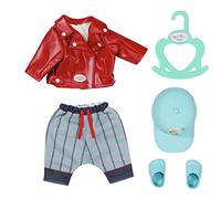BABY born Little Cool Kids Completino - Per bambole da 36 cm - Include giacca, pantaloni, cappellino e altro - Facile per le mani piccole - Promuove empatia e abilità sociali - Età: 2+ anni