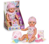 BABY born Little Magic Girl 834596-36 cm pop met 7 levensechte functies en acces