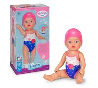 BABY born Lizzie nuotatrice 30 cm, bambola da bagno, funziona senza batterie, adatta all’acqua per bambini da 1 anno